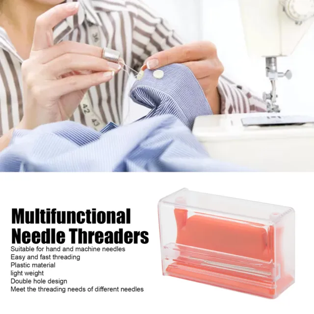 10pcs Needle Threader Tool Self Threading Hand Needles, Wire Loop DIY  Needle Threader Stitch Insertion Hand Machine Sewing Tool, Needle Threading  Device