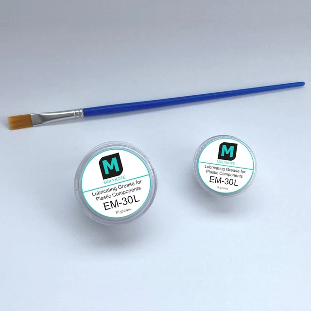MOLYKOTE EM30L SYNTHETIC Lithium & PTFE Lubricating Grease for Plastic & Rubber £2.99 PicClick UK