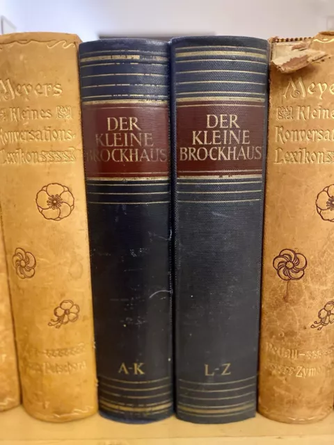 Brockhaus Lexikon Vintage Antiquitäten Bücher Konvolut 2