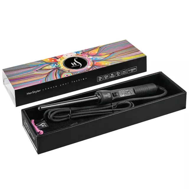 Herstyler Baby Curls Hot Black Curling Iron