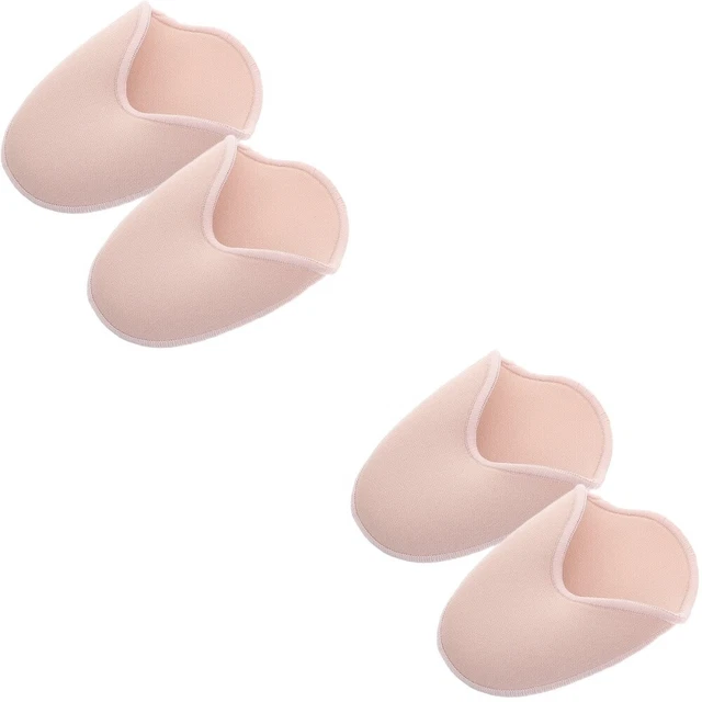 2 paia cover punta balletto danza borsa pad per danza punta mezzo piede