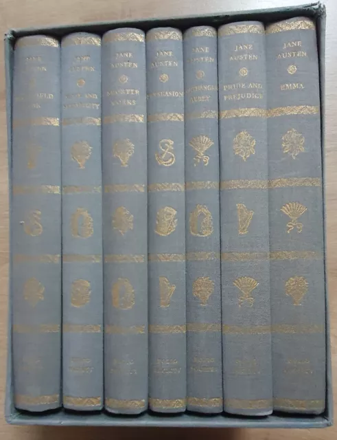 Folio Society Jane Austen Works 7 Vols 1975 1St Ed Very Nice Set