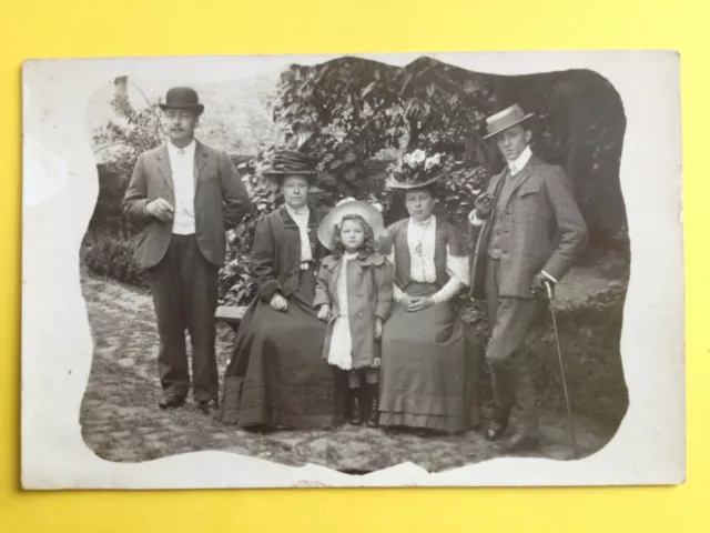 cpa FRANCE PHOTO CARD characters in costumes from the 1920s