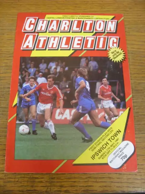 17/05/1987 Play-Off Semi-Final Division 1: Charlton Athletic v Ipswich Town