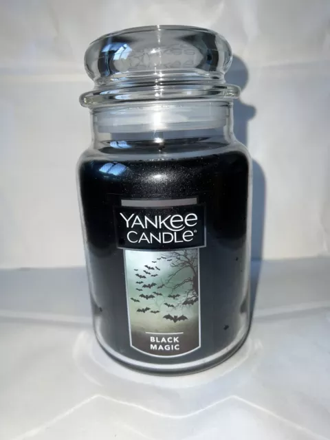 Yankee Kerze großes Glas schwarz magisch 22oz 623g Halloween