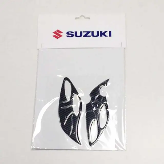 Suzuki pièce d'origine - kit autocollant plaque de talon (Hayabusa K8-L7) - 990D0-15H01-PAD