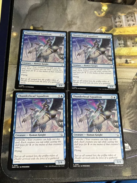 x4 Thunderhead Squadron MOM MTG 0081 COMMON M/NM 4x