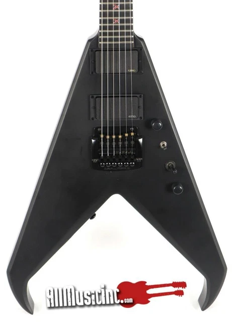 Dean Kerry King V Kahler Tremolo Satin Black Electric Guitar w/ OHSC B-Stock