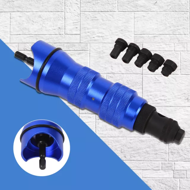 2.4mm-6.4mm Blind Rivet Adapter Kit Pneumatic Electric Nut Riveting Insert Kit