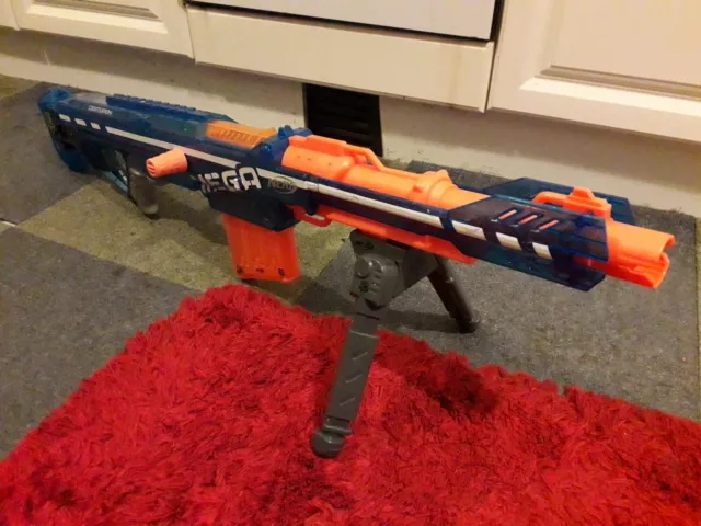 NERF MEGA CENTURION (Rare) Sonic Ice Blue Sniper Rifle N-Strike Blaster Gun  $51.04 - PicClick