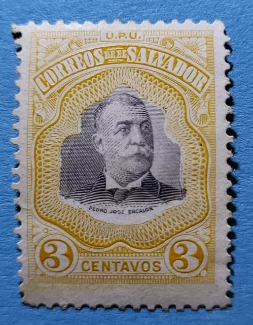 Briefmarken Salvador 1906/1907   3  Centavos S.scan