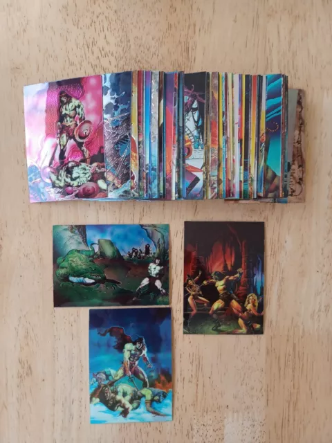 1994 Comic Images  CONAN II - All Chromium Cards  Complete Set 90 Cards