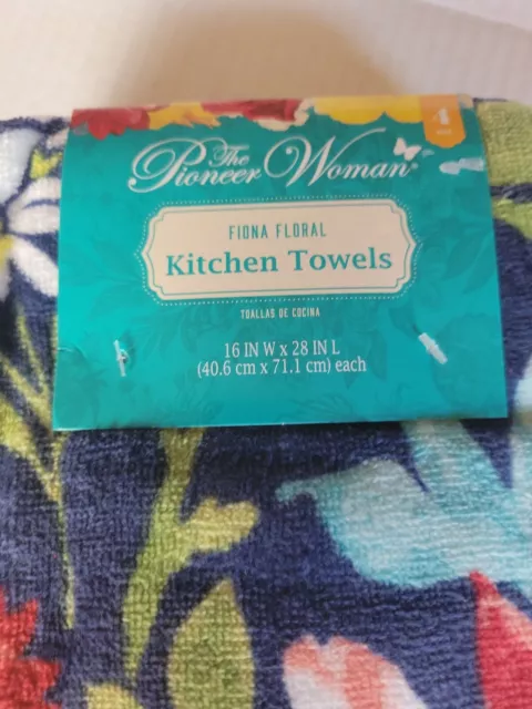 The Pioneer Woman Fiona Floral Kitchen Towels, 16x28 Set of 4