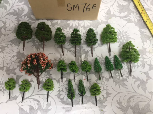 OO/HO Scale   Set Of 20 Trees , Forest, Foliage, Scenery, Mixed Styles SM76E