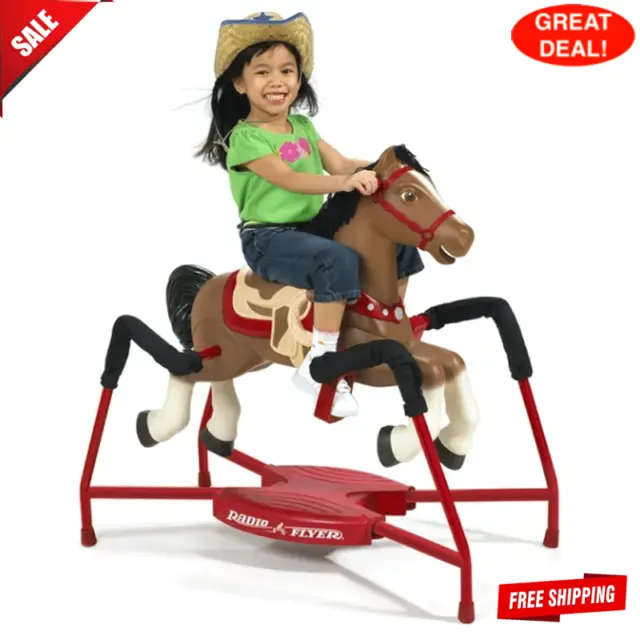 Ride-on Horse Radio Flyer Blaze Interactive Spring with Sounds for Boys & Girls