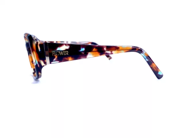 Flower Drew Barrymore Brown Gold Tortoise Square Glasses 1006 428 57 17 135 3