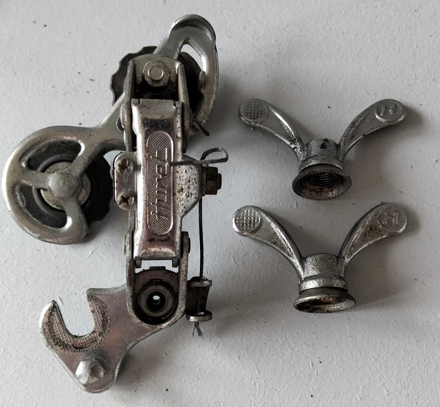Dérailleur Arrière Vélo Vintage HURET Allvit - Années 70-80 - 5 Vitesses - Occasion Bon état - Fabriqué En France