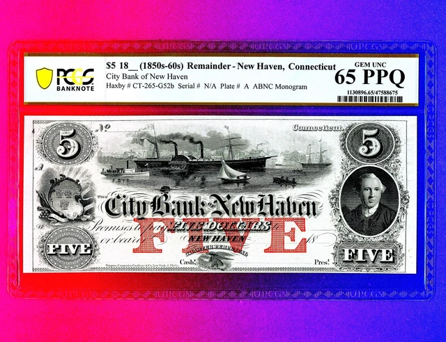 $2 Bank of Florence Nebraska OBSOLETE CURRENCY Indians PCGS 65 PPQ CIVIL WAR WOW