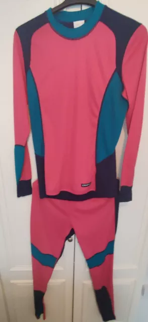 Craft Sportswear Baselayer Tracksuit Size Medium In Pink