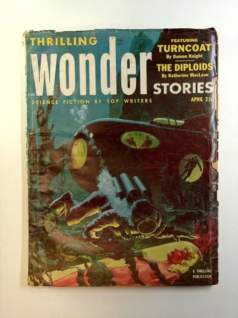 Thrilling Wonder Stories Pulp Apr 1953 Vol. 42 #1 GD/VG 3.0 TRIMMED