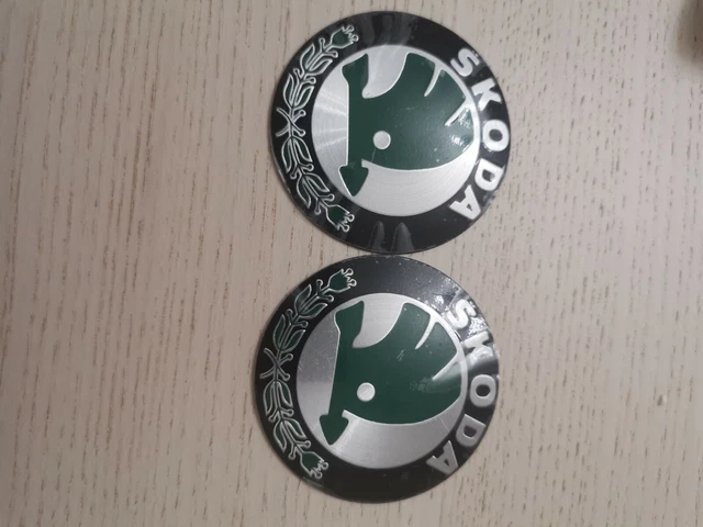 4 Pezzi Coprimozzo Ruota Auto Senza Logo 75MM, Adatto per Adesivo da 65mm  34