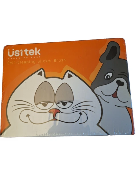 Usitek Dog/Cat Self-Cleaning Slicker Brush