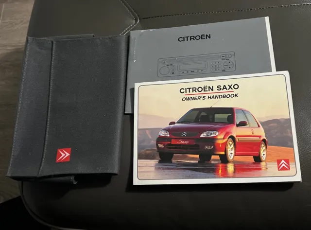 Citroen Saxo Owners Manual Handbook & Folder Wallet Book Pack Vtr Vts 2000-2003