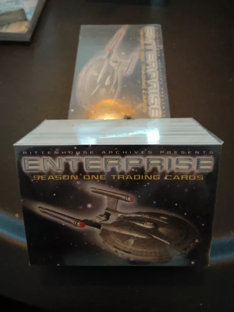 Star Trek Enterprise Season 1 Complete Base trading card set by Rittenhouse 2002