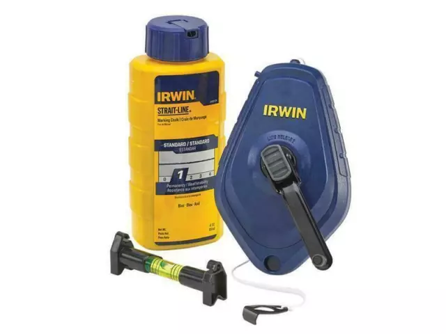 Irwin Strait-Line Chalk Line, Chalk & Level Set STL64494LP