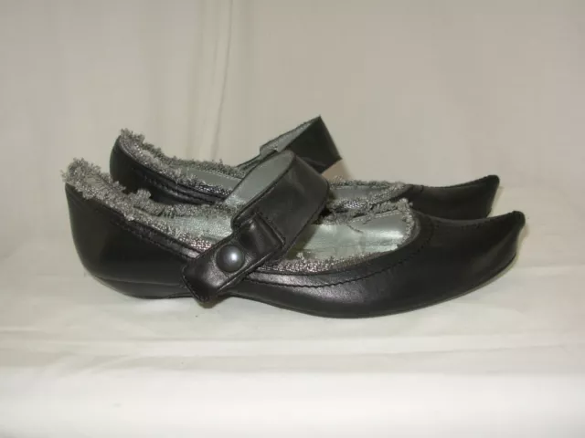 Ballerines Zara Noir Jacquard Pointure 37 - Petits Talons, Occasion Bon état