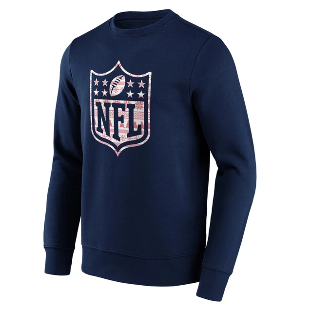 NFL Shield Men's Sweatshirt (Size 2XL) Primary Christmas Logo Top - New