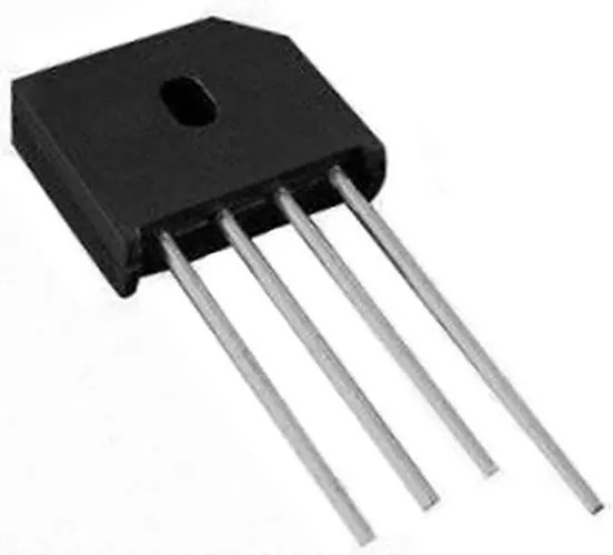 1 x HY Electronic Corp KBU806, Bridge Rectifier, 8A 800V, 4-Pin KBU