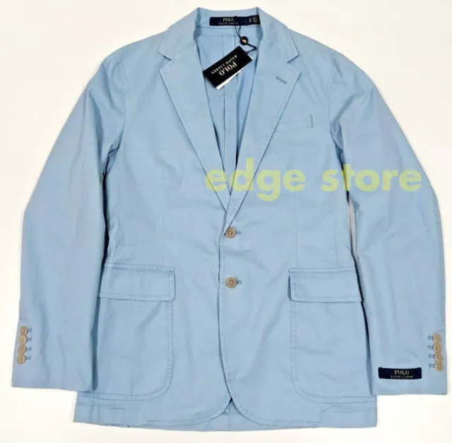 Polo Ralph Lauren Stretch Cotton Chino Preppy Jacket Blazer Sport Coat Gentleman 2