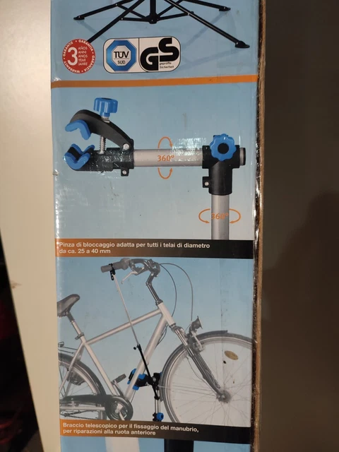 Cavalletto Bici Regolabile Riparazione Manutenz Biciclette Supporto MB CRIVIT 8