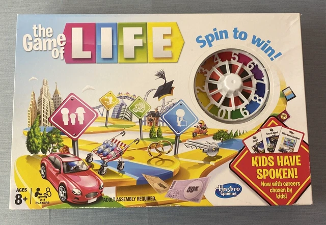 The Game of Life Board Game 2014 Preowned Complete Kids Have Spoken Spin to  Win