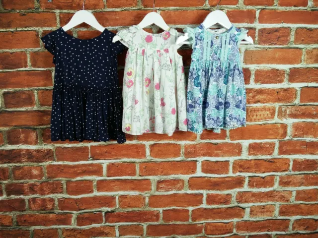 Girls Bundle Age 6-9 Months Mantaray Next Little Rocha Dress Summer Floral 74Cm