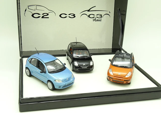 Norev 1/43 - Coffret Citroen C2 - C3 - C3 Pluriel