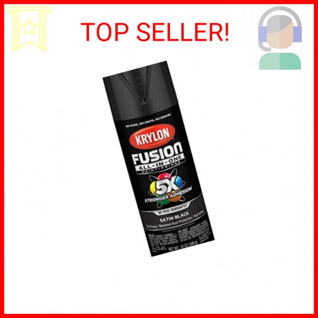 KRYLON K02732007 FUSION AllInOne Spray Paint for Indoor/Outdoor Use