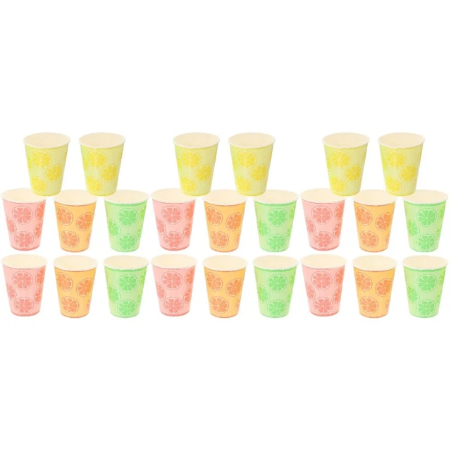 24 Pcs Geschirr Papier Espressotassen Espresso-Pappbecher