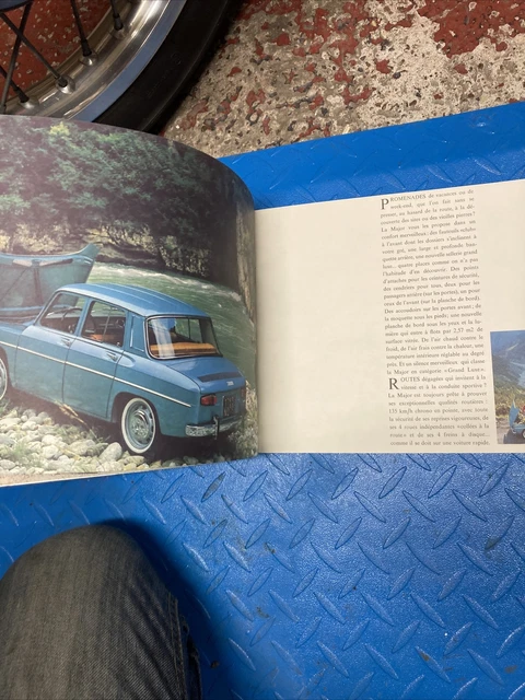 Prospectus / Brochure Originale RENAULT 8 (R8) - Année 1962 - Document Vintage - Occasion