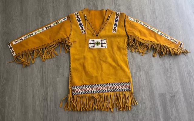 Kids leather handmade Indian Halloween costume