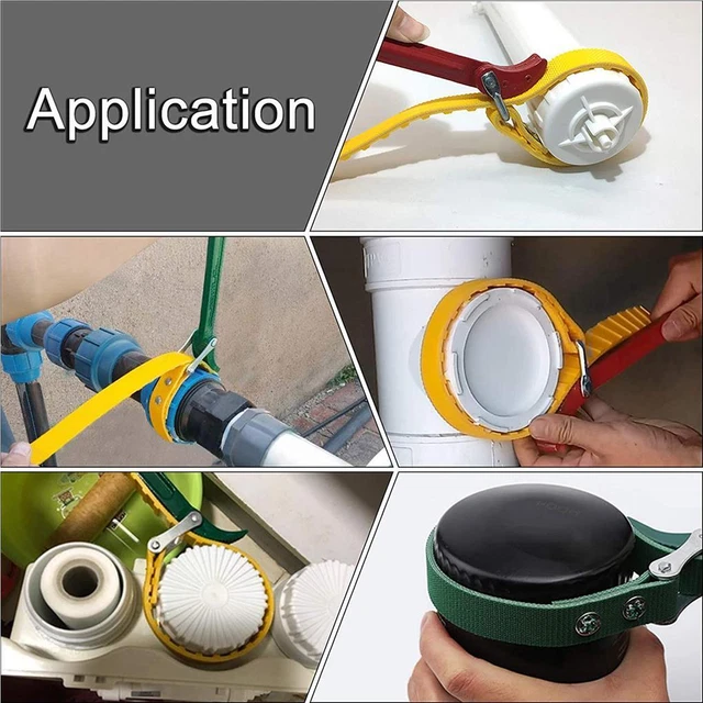 BELT WRENCH OIL Filter Puller Strap Straps Disassembly Tool with Spiral ...