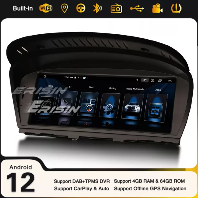 8,8" Android 12 Navi Autoradio BMW 3er E90 E91 E92 E93 5/6er E60 E61 E63 E64 CCC