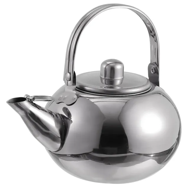 1PC Heating Tea Pot Hot Water Pot Stainless Steel Stovetop Kettle Teapot