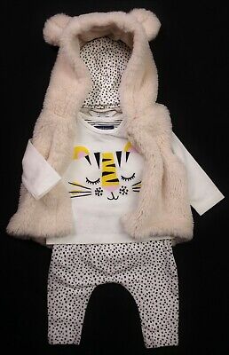 Baby Girls NEXT Leggings & Hat JOULES Tiger Top LULLABY Jacket 0-3 Months Ex Con