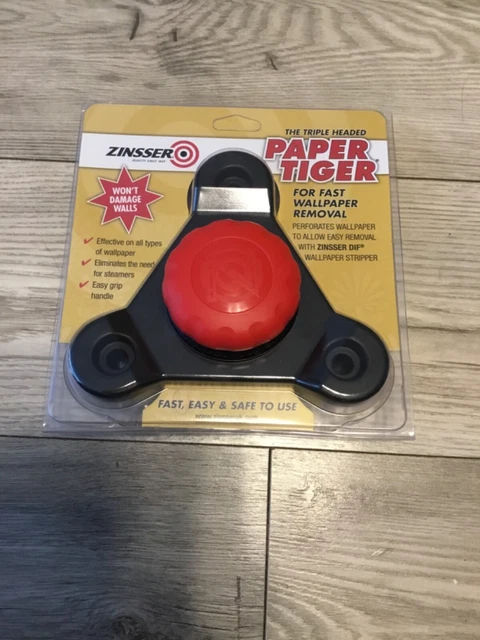 zinsser tripla testa carta da parati tigre strumento perforatore carta da parati nuovo