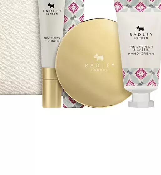 RADLEY LONDON SPRING in your step Beauty Bag with Hand cream Lip Balm ...