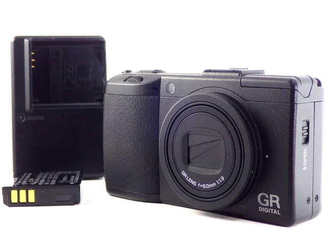 [Near MINT] Ricoh GR Digital III 10.0MP Digital Camera Black JAPAN Compact 3 JP