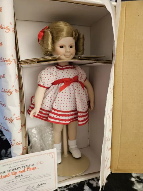 Shirley Temple Stand Up and Cheer Danbury Mint Dolls of the Silver Screen MIB