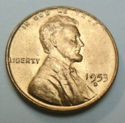 1953 D Lincoln Wheat Cent / Penny Coin  *VERY FINE OR BETTER*  **FREE SHIPPING**